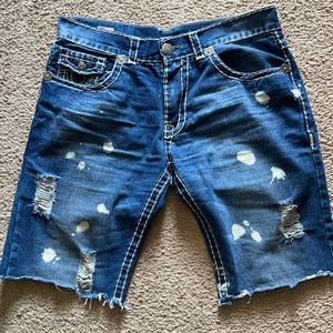 True Religion Jean shorts